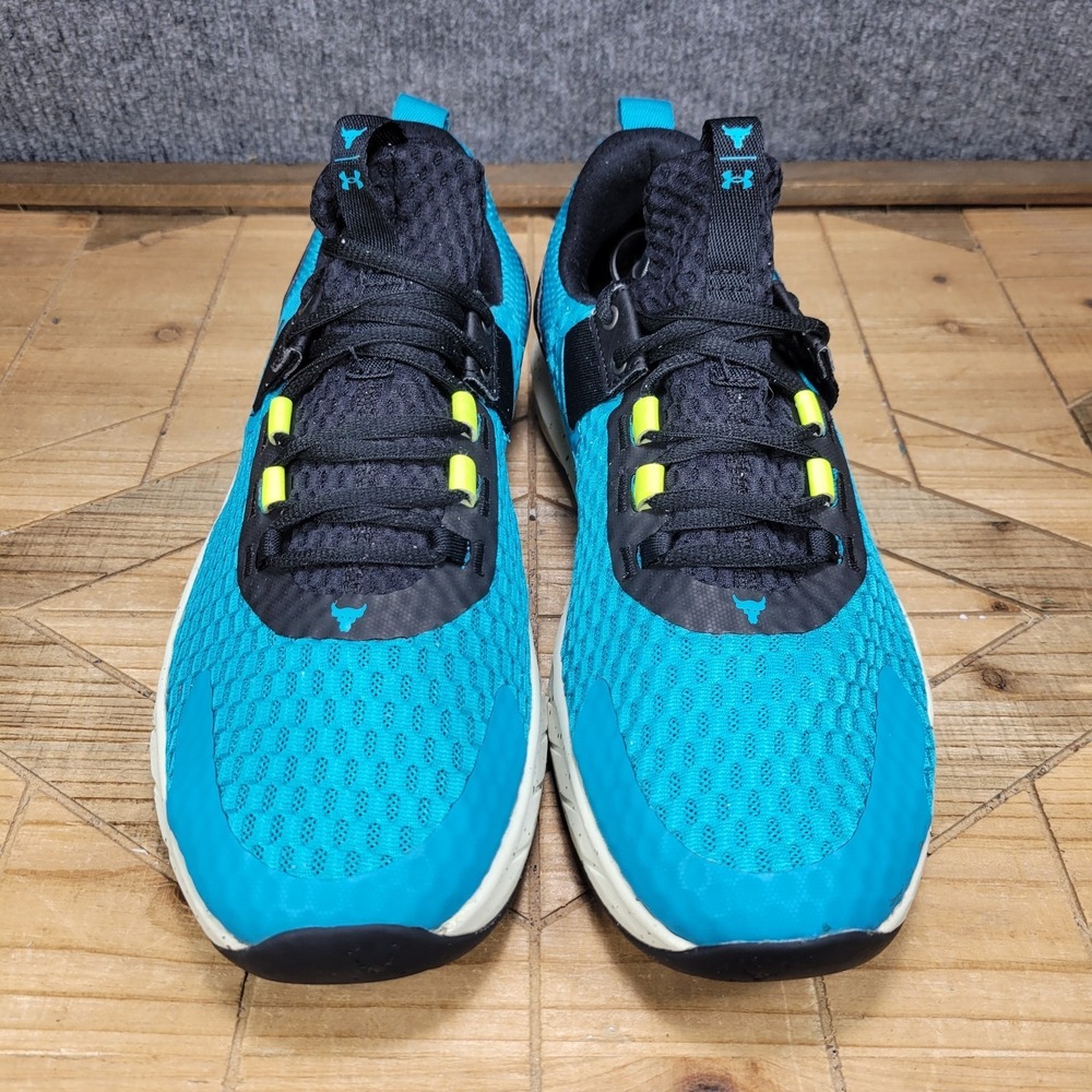 Under Armour Project Rock BSR 3 Mens 10.5 'Circuit Teal Black' β 3027344-300 - Picture 3 of 13
